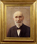 Ritratto dell''accademico dipinto su tela dei primi decenni del sec. XX di Romilda Arrighi.