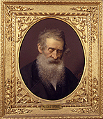 Ritratto dell''accademico dipinto su tela datato 1874 di Egisto Sarri.